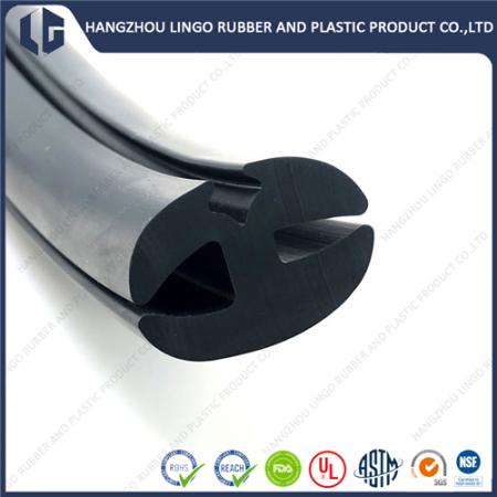 Aging Resistant EPDM Windshield Rubber Seal Strip with Self Locking
