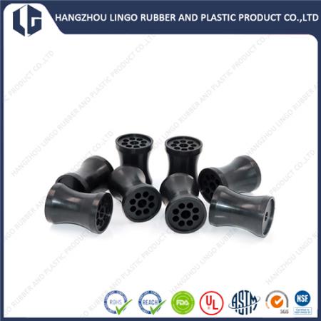 Bespoke Glossy Surface Buna NBR Rubber Sleeve Bushing