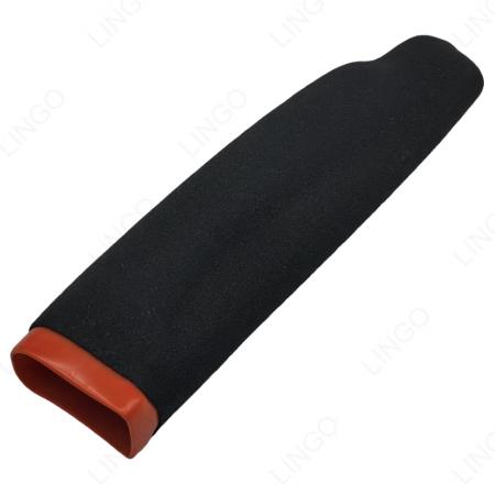 Black Orange Two-Tone Foam Silicone Grip Sleeve for Welding & Auto Tools