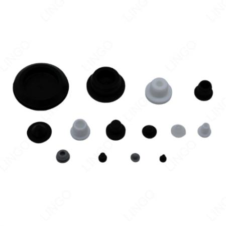 Black‑White‑Grey Solid & Hollow Push‑Fit Plugs for Appliance & Sheet Metal Sealing