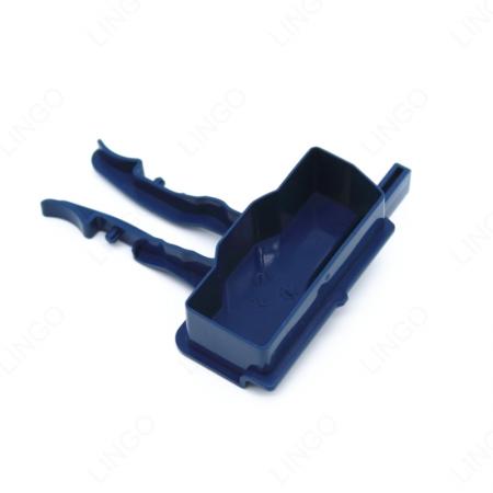 Blue Food Grade Plastic Clip with Date Marking - Reusable Bag Sealer