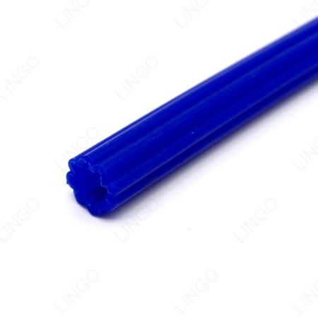 Blue Plum Blossom Multi-Rib Hollow Silicone Seal Profile High Temp Anti-Slip