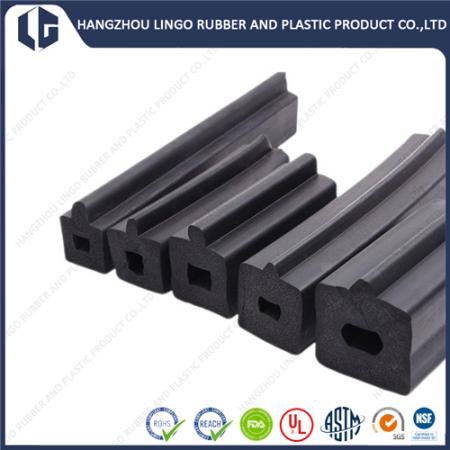 China Vendor Close Cell Soft Silicone Foam Sponge Extrusion Profile