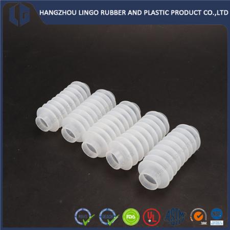 China Vendor Transparent FDA Food Grade Silicone Rubber Molding Bellows