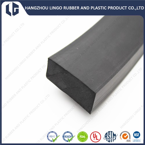 Close Cell Hard EPDM Rubber Sponge Extruded Sealing Profile