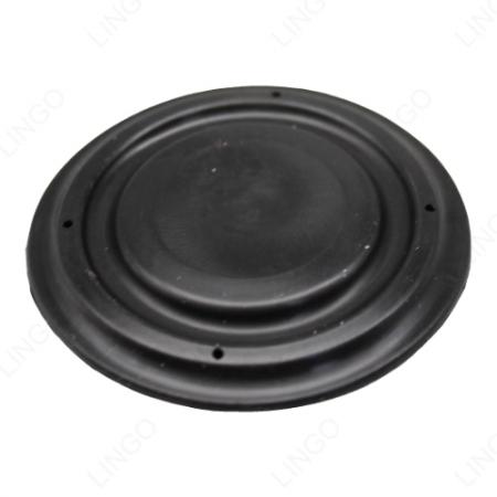 Concentric Corrugated Rubber Diaphragm – Flex Fatigue-Resistant Seal with Mounting Holes