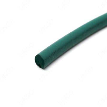 Custom Dark Green Solid Foam Silicone Round Seal Cord Sponge Rubber Cord