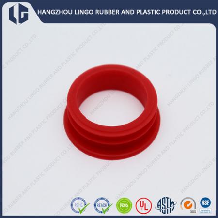 Custom Made Red Color Silicone Lip Sealing Ring - 副本