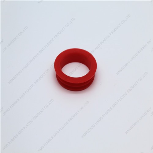 Custom Made Red Color Silicone Lip Sealing Ring