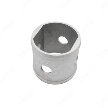 Custom Precision CNC Milled Hollow Metal Bushing With Hexagonal Inner Profile