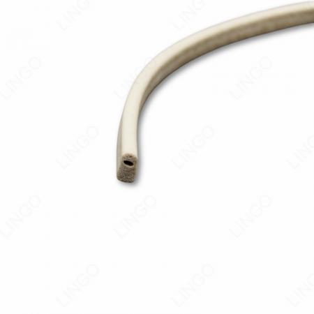 Custom Shape White EPDM Foam Rubber Extrusion Profile 