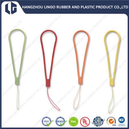 Customized LSR Liquid Silicone Rubber Mobile Phone Hanging Rope