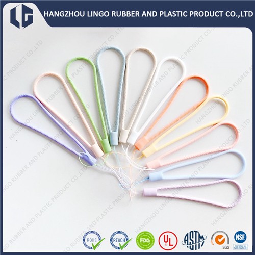 Customized LSR Liquid Silicone Rubber Mobile Phone Hanging Rope
