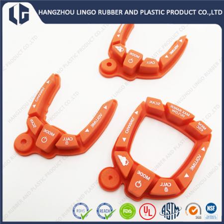 Customized Molded Silicone Rubber Push Buttons Electronic Keypads