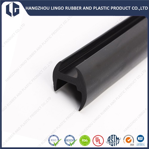 Customized Solid CR Rubber Extruded Weather Sealing Strip