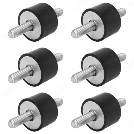 Double Male Threaded Rubber Vibration Bumper – Existing Mold Anti Vibration Mount