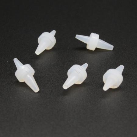 Double Taper Silicone Masking Plug with Middle Flange Two-Way Dual Hole