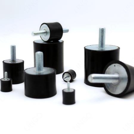 Durable Anti-Corrosion Multi-Size Dual Male Thread Shock Absorber Damper