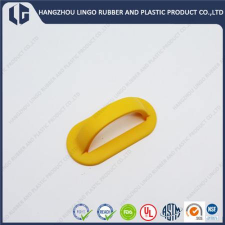Durable yellow color injection molded plastic handle 