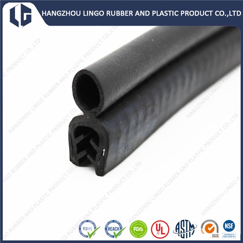 EPDM Solid Rubber with EPDM Sponge Rubber Weather Strip for Window Seal