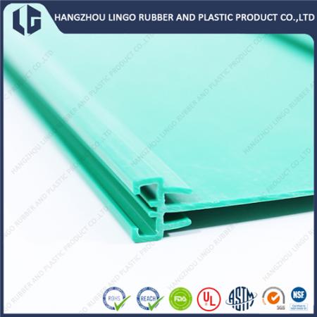 Excellent Wearing Resistance UHMWPE Plastic Extrusion Protecting Profile