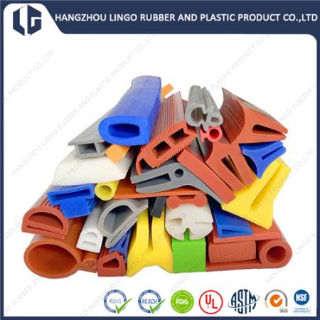 FDA Certificated Silicone Solid and Sponge Rubber Extrusion Seal