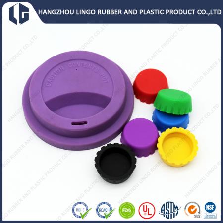 FDA Grade Colorful Silicone Rubber Coffee Cup Lid, Bottle Lid, Sealing Plug