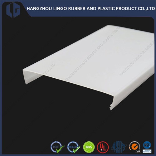 Fireproof Extruded Polycarbonate PC LED Lighting Plastic Profile