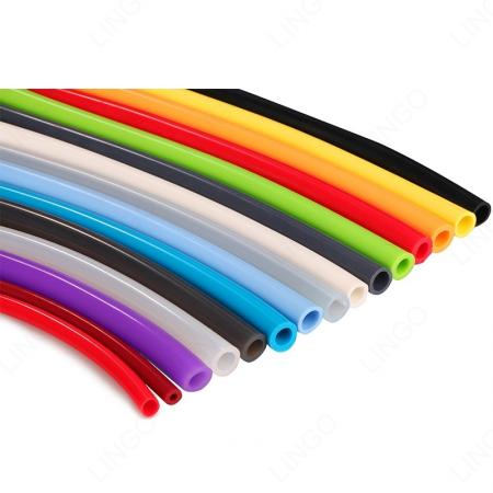 Food Grade Multi-Color Silicone Tubing, High Elasticity Silicone Hose