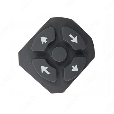 Four-Way Arrow Silicone Keypad – Custom Printed Directional Membrane Button Pad