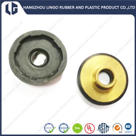 Gasoline Petrol Resistant NBR Rubber Bond to Brass Alloy Steel Auto Mount 