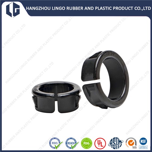 Glossy Surface Cold Rubber Injection Molding with Lettering PP Plastic Clip