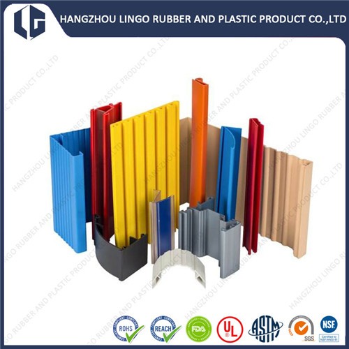 High Impact Customized Plastic Extrusion Profile Product