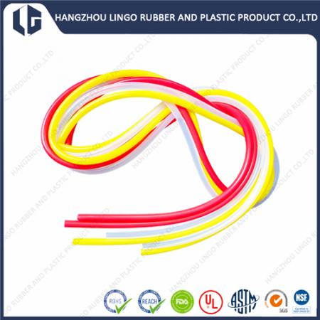 High Temperature Resistant Diameter 3x5 Colorful Silicone Rubber Extrusion Round Tubings
