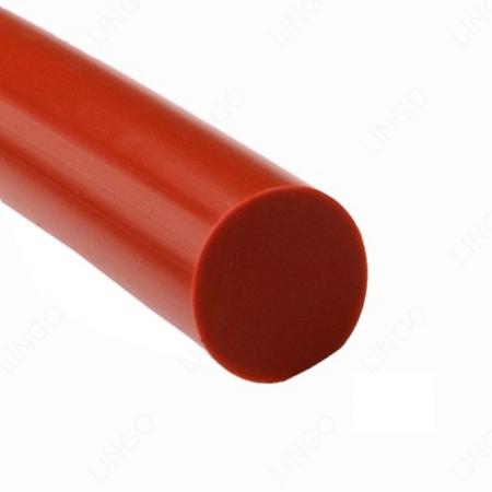 High Temperature Steam Resistant Solid Silicone Round Bar Bakery Equipment Raw Material