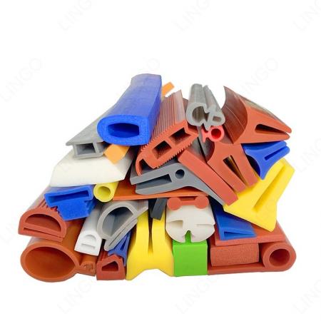 Multi-Color Multi-Section Solid & Foam Silicone Seal Strip Sample Kit