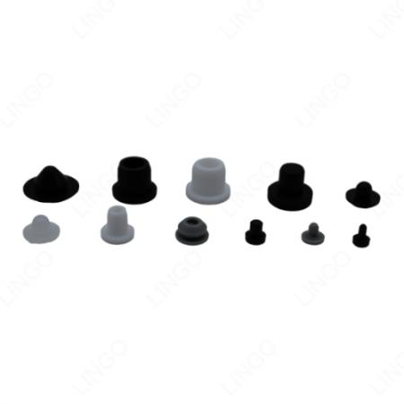 Multi‑Shape Tiny Rubber Plug Set – Flanged Push‑Fit Stoppers for Small Appliances