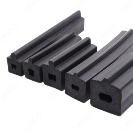 Multi-Size Square Hollow T-Groove Foam EPDM Snap-In Seal Strip