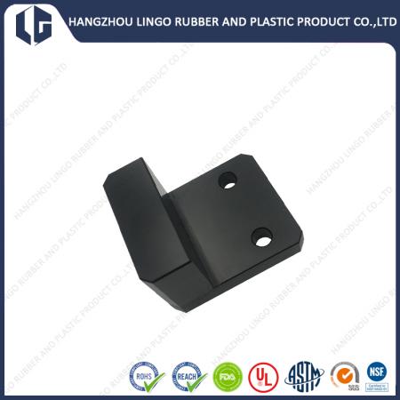 No Parting Line CNC Machining Black PTFE Plastic Auto Part 