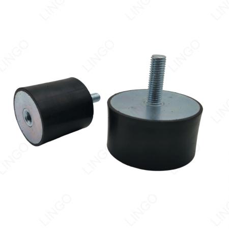 One Stud One Female Thread Rubber Mount – Male-Female Vibration Damper for Equipment
