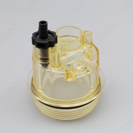 PA66 Fuel Water Separator Bowl – Clear Nylon Sight Glass for Diesel Filters
