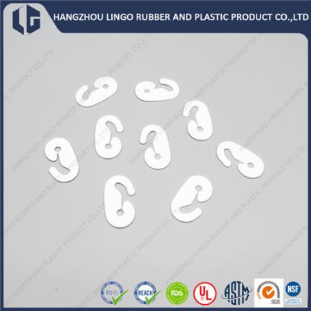 PTFE CNC Machined Plastic Hook for Mask Wearing