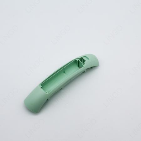 Plastic Injection Curved Plastic Handle Housing, Snap-fit Hand Grip Shell