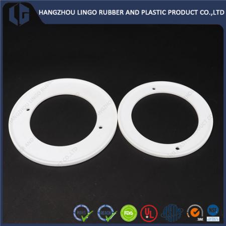 Precise Control CNC Machined Teflon PTFE Plastic Washer Flat Gasket 