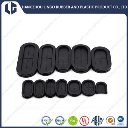 Rectangular EPDM Rubber Grommet Hole Plug Pipe Protector