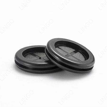 Rubber Grommet with Filter Screen, Dustproof Waterproof Cable Protector