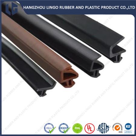 Santoprene TPV Plastic Extrusion Profiles Sealing Strip