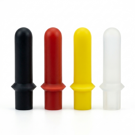 Silicone Flanged Cap Plugs – High Temp Protective Covers with Gasket Shielding for Masking