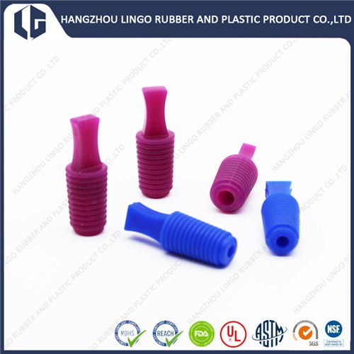 Silicone Flangeless Masking Plugs with Handle