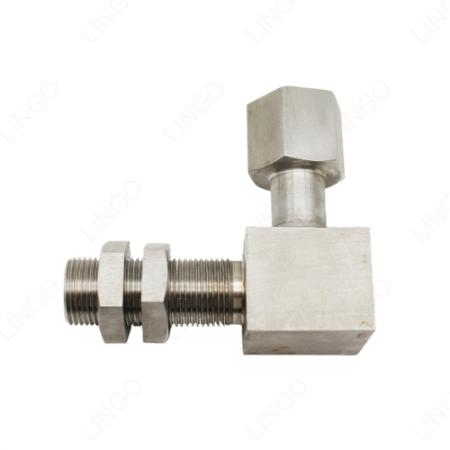 Stainless Steel 90° Adjustable Elbow Fitting – CNC Machined Precision Connector